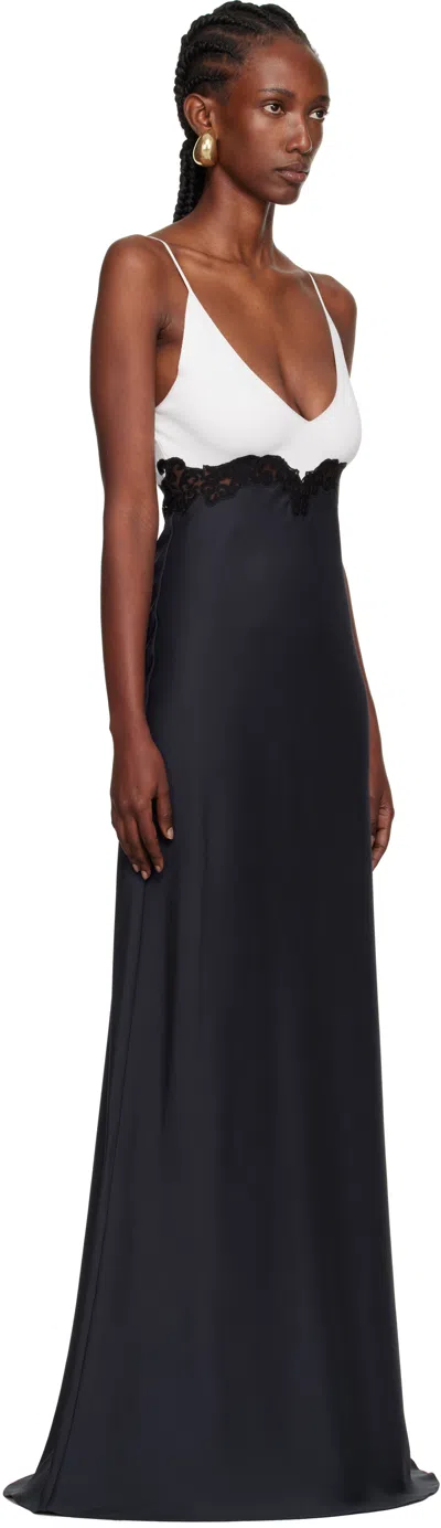 Gabriela Hearst Amaryllis Colour-block Silk-crepe Maxi Dress