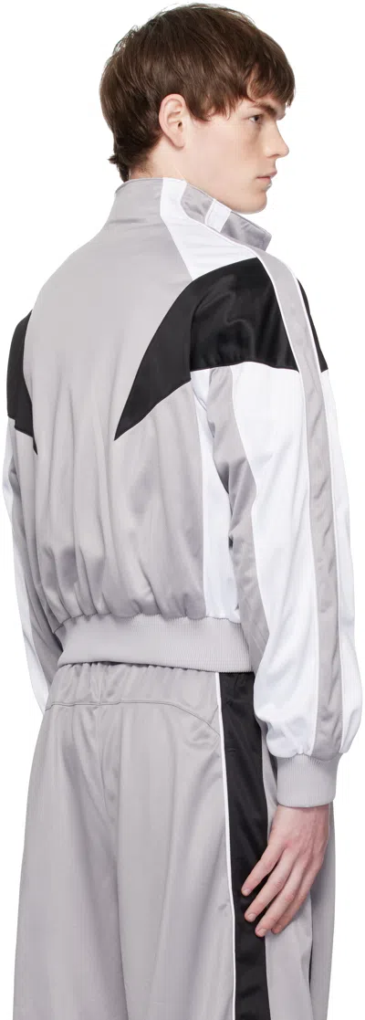 We11 Done Gray Se11done Track Jacket In Gray