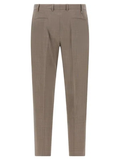 Pt Torino Dieci Pants Beige In Brown