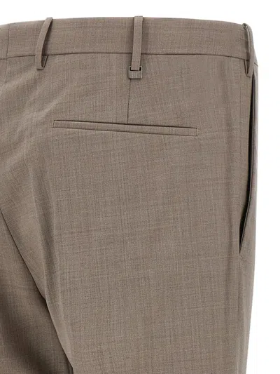 Pt Torino Dieci Pants Beige In Brown