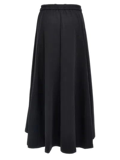 Y-3 Y 3 'y 3 Rayon Twill Wide' Pants In Black