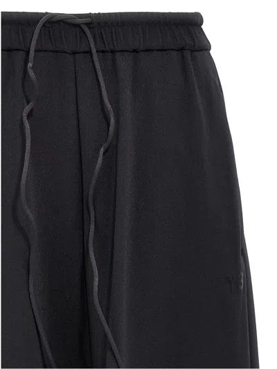 Y-3 Y 3 'y 3 Rayon Twill Wide' Pants In Black