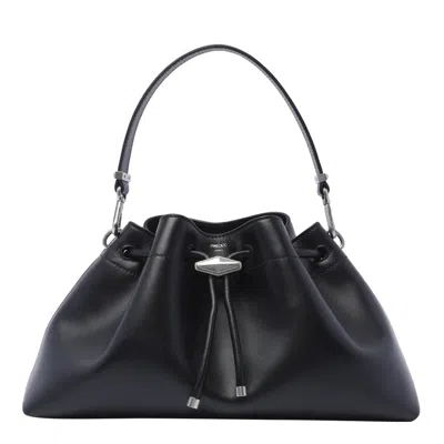 Jimmy Choo Borsa A Tracolla Bon Bon In Pelle Nera Donna In Black
