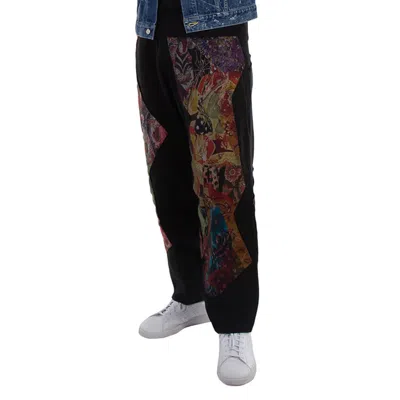 Yohji Yamamoto Men's Black Y-patchwork P.l Pants In Black