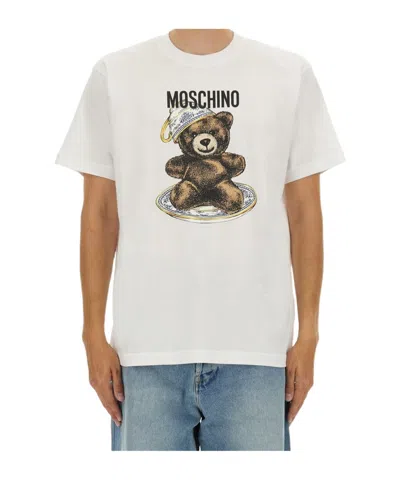 Moschino Teddy Bear T-shirt In White
