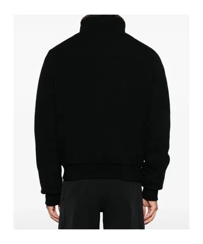 Moorer Beautiful Cashmere And Silk Bomber Jackets In Black