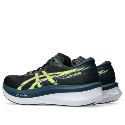 Asics Magic Speed 4 'black Tranquil Teal' In Blue