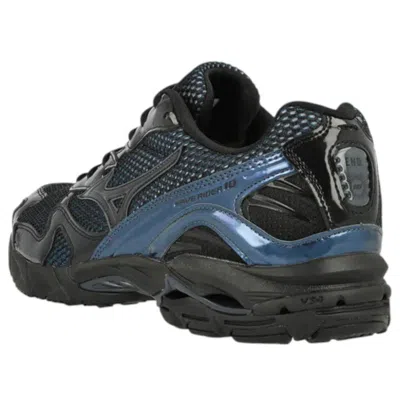 Mizuno X End. Wave Rider 10 'north Sea' In Black