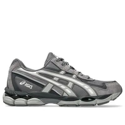 Asics Mens Carbon Cement Grey Gel-nyc 2055 Mesh And Faux-leather Low-top Trainers In Brown