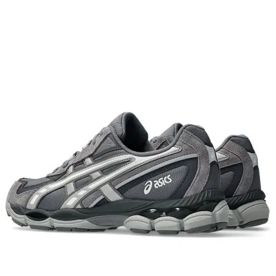 Asics Mens Carbon Cement Grey Gel-nyc 2055 Mesh And Faux-leather Low-top Trainers In Brown