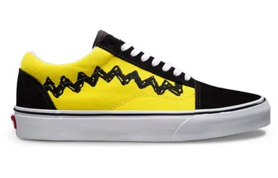 Vans Peanuts X Old Skool 'charlie Brown' In Black