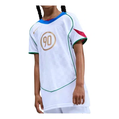 Nike (gs)  Total 90 Dri-fit Soccer Jersey 'white Italy Blue Red'