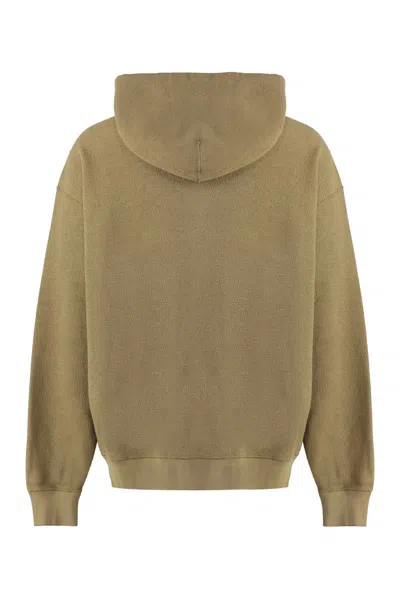 Dolce & Gabbana Men's Logo Print Hoodie In Brown