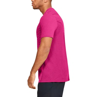 Under Armour Unisex Seamless Wave Tee Pink