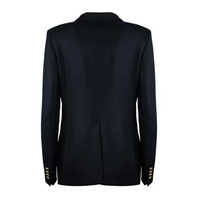 Tagliatore J-parigi Blue Virgin Wool Jacket In Blue