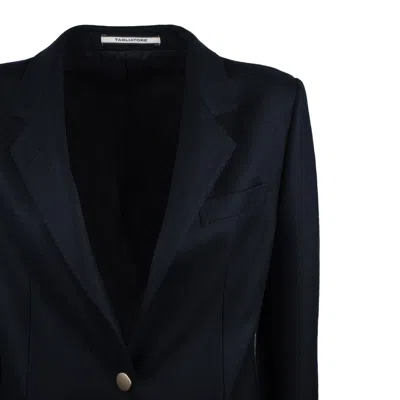 Tagliatore J-parigi Blue Virgin Wool Jacket In Blue