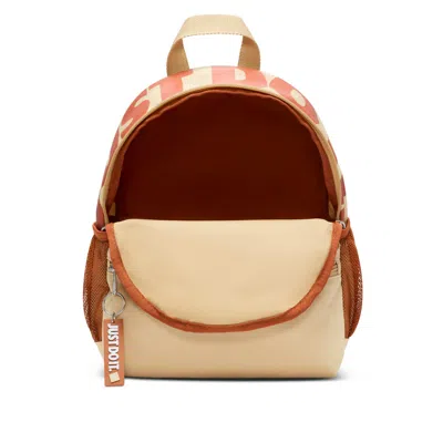 Nike (ps)  Brasilia Jdi Mini Backpack 11l 'sesame Dark Russet' In Multi