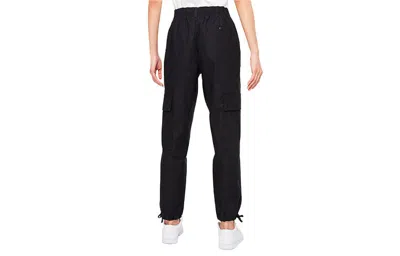 Air Jordan (wmns)  Essentials Utility Casual Sports Loose Pocket Bundle Feet Long Pants/trousers Blac In Black