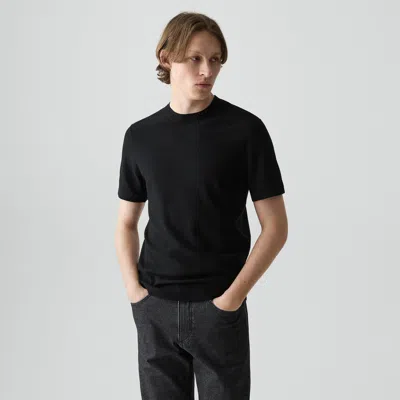 Theory Soris T-light Crewneck T-shirt In Black