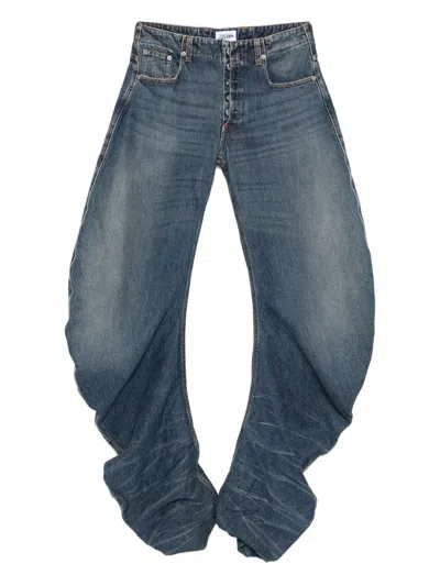 Jean Paul Gaultier Low-rise Jeans In Blue