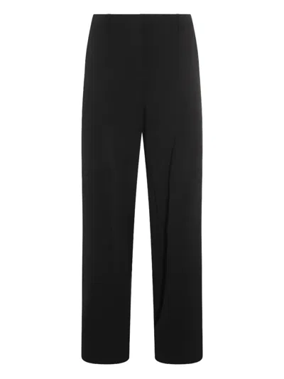Jean Paul Gaultier Everyday Trousers With Belt Loops And Pockets In Black