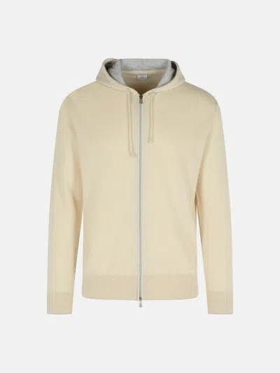 Eleventy Beige Cashmere Sweater In Sand