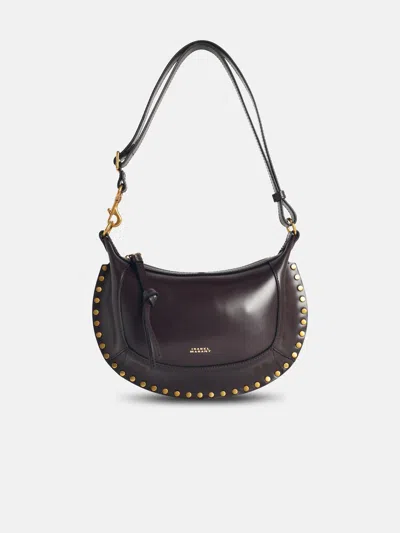 Isabel Marant 'oskan Moon' Chocolate Brown Leather Bag In Brown