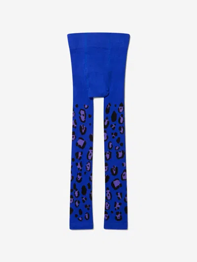 Mini Rodini Girls Organic Cotton Leopard Leggings (2 Pack) In Multi