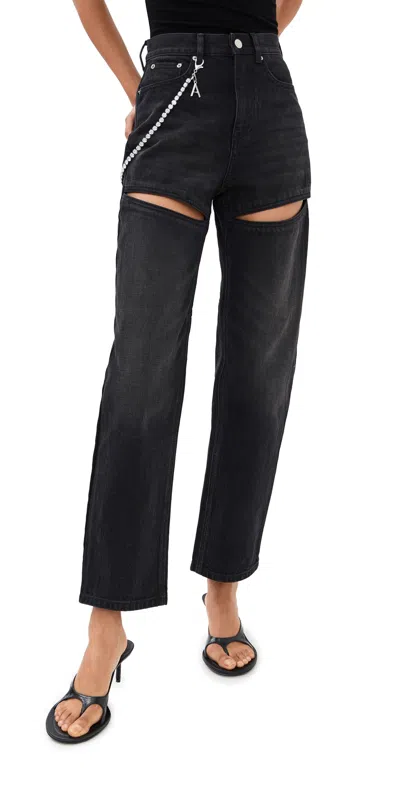 Area Jeans In Black Denim In Black