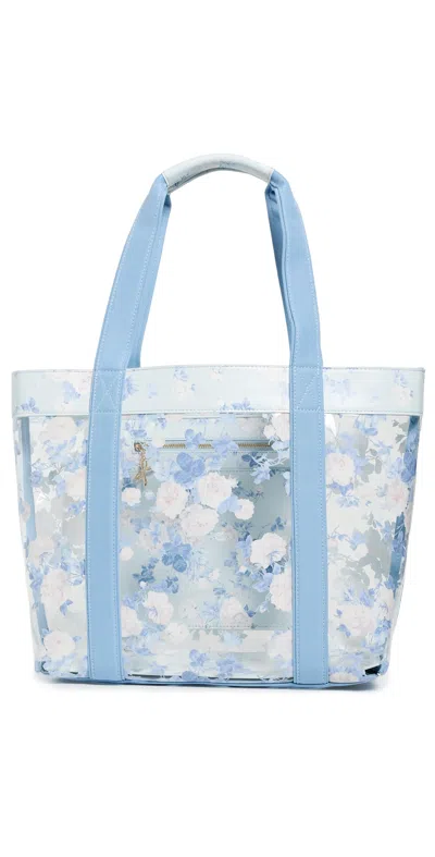Loveshackfancy Marjorie Tote Whisper Blue In Blue
