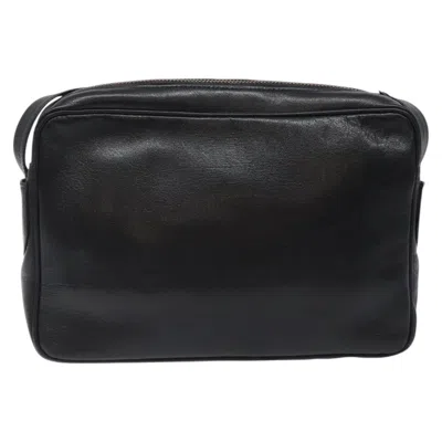 Pre-owned Celine Céline Vintage Black Leather Shoulder Bag ()