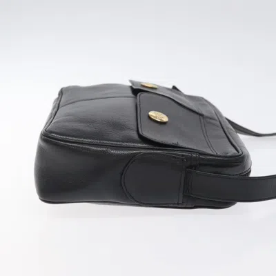 Pre-owned Celine Céline Vintage Black Leather Shoulder Bag ()