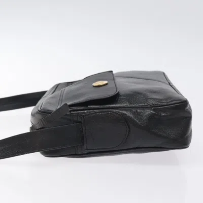 Pre-owned Celine Céline Vintage Black Leather Shoulder Bag ()