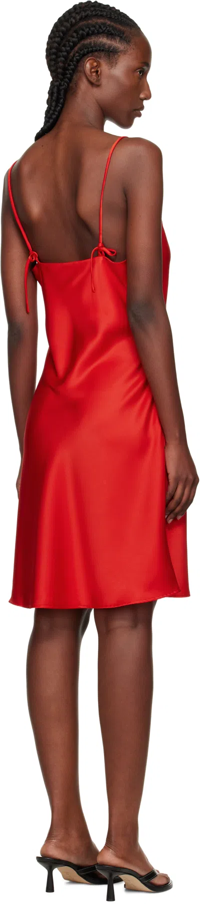 Holzweiler レッド Eila ミニドレス