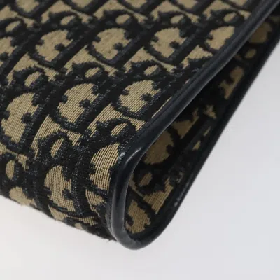 Pre-owned Dior Trotteur Navy Canvas Shoulder Bag ()