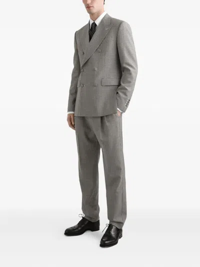 Dolce & Gabbana White Cotton Formal Dress Top Sicilia Shirt In Purple