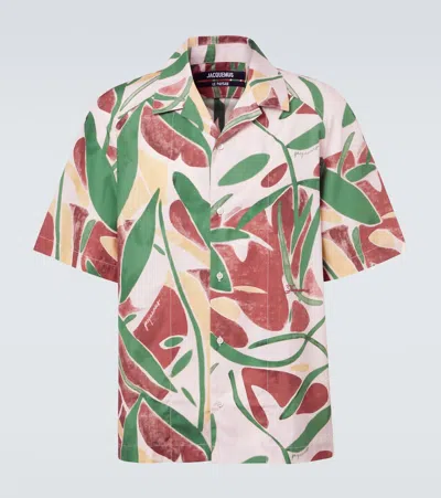 Jacquemus La Chemise Fonccio Cotton Shirt In Neutral