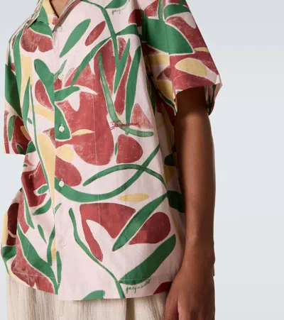 Jacquemus La Chemise Fonccio Cotton Shirt In Neutral