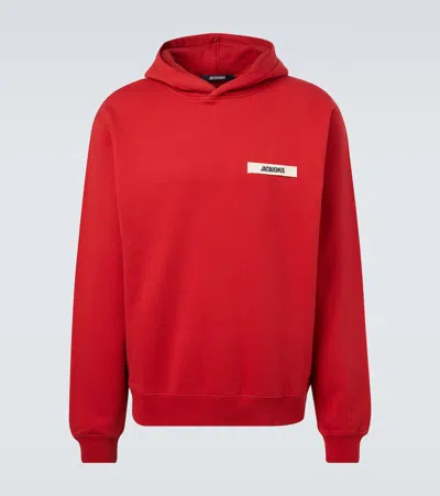 Jacquemus Le Sweatshirt Gros Grain In Red