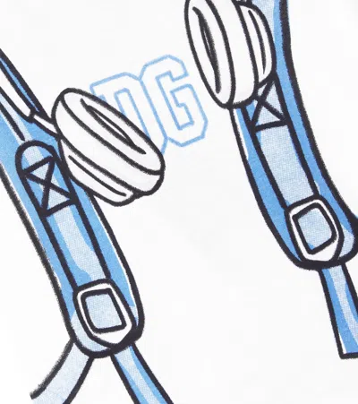 Dolce & Gabbana Backpack-graphic T-shirt In White