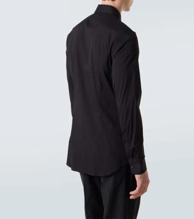 Prada Pointed Collar Long Sleeves Shirt In Animal Print