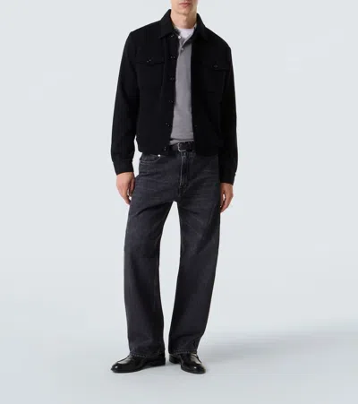 Lardini Jacket With Pockets In Black