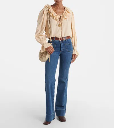 VICKY喇叭牛仔裤