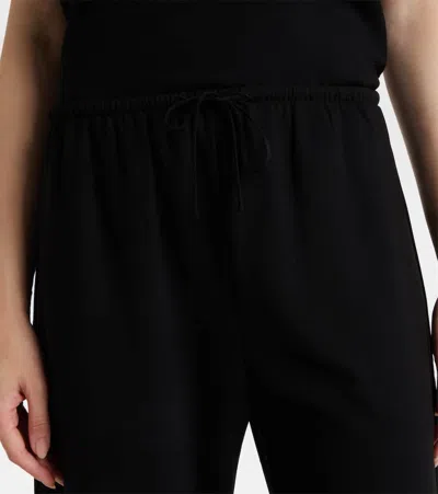 Leset Ari Crêpe Straight Pants In Black