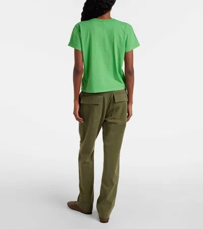 Leset Margo Cotton Jersey T-shirt In Gray