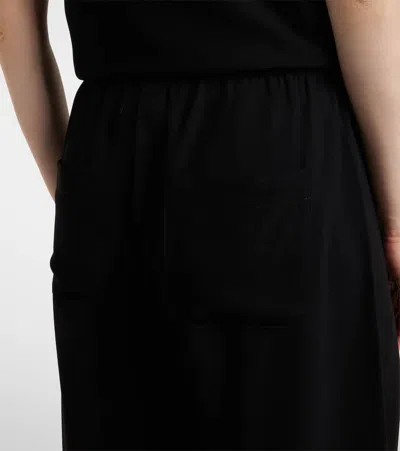 Leset Ari Crêpe Straight Pants In Black