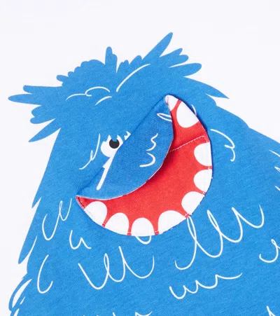 Stella Mccartney White T-shirt For Boy With Yeti Print In White