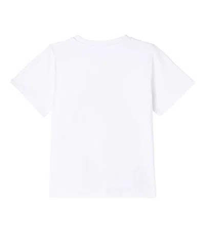 Stella Mccartney White T-shirt For Boy With Yeti Print In White