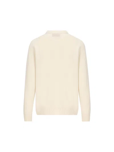 Giada Benincasa Ciao Amore Cashmere Sweater In White