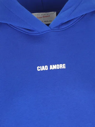 Giada Benincasa Ciao Amore X Franz Kraler Hoodie In Blue